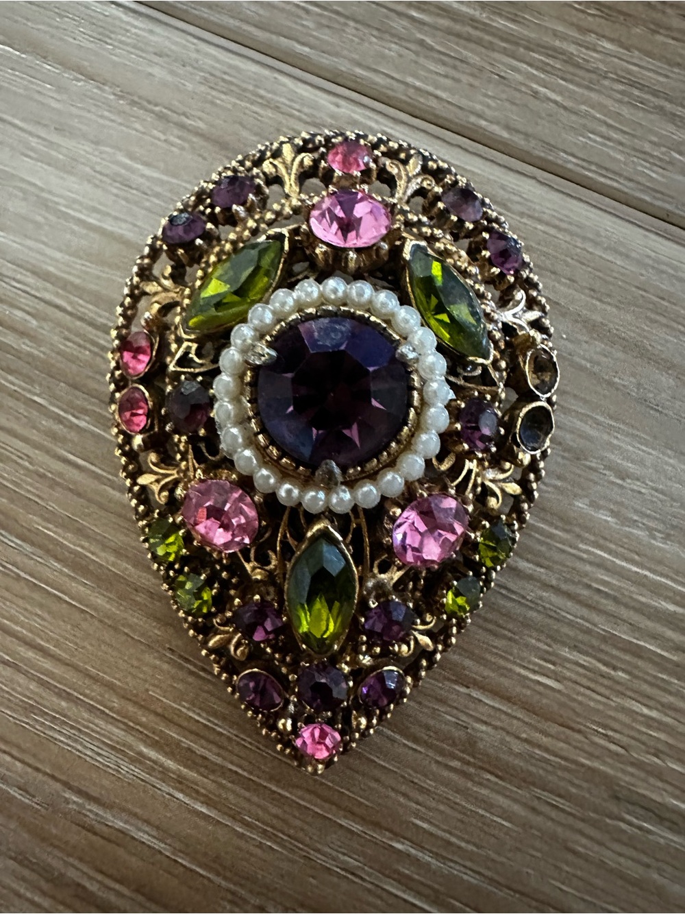 Florenza 1960 Victorian Revival Brooch